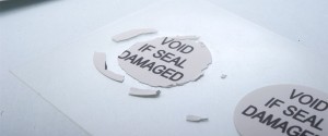 Eggshell Paper Label Sticker