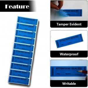 Custom Tamper Evidence Security Labels